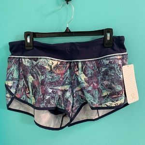 New Lululemon speed shorts 10